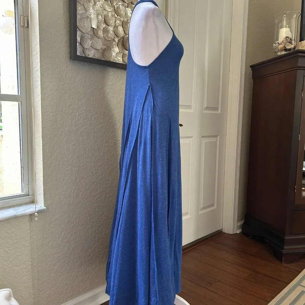 Free People Royal Blue August Nights Maxi Dress - Picture 4 of 7